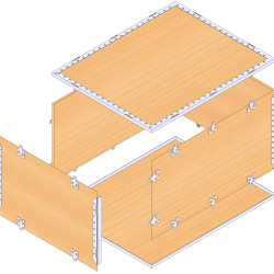Four Wall Short Side Collapsible
